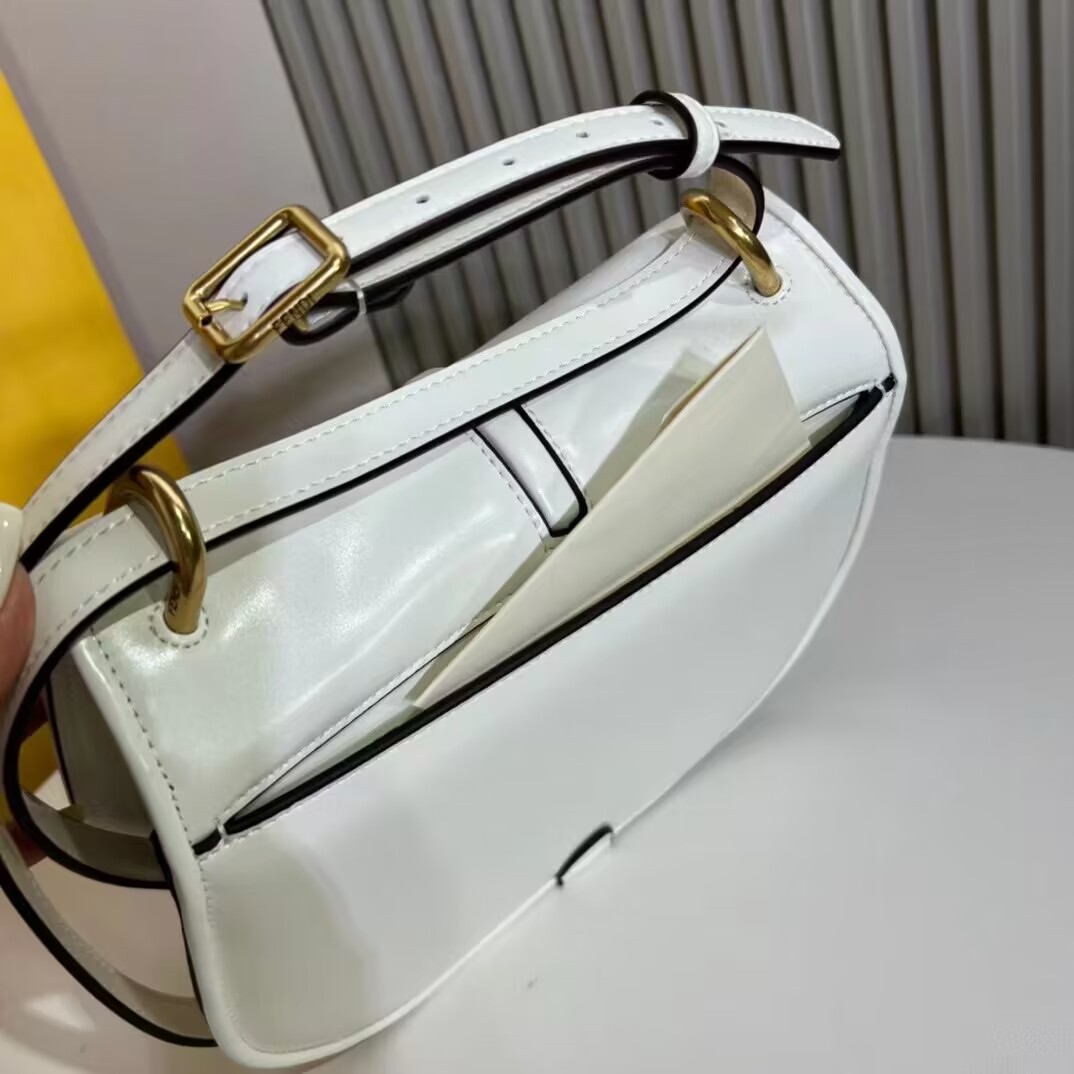 Fendi C mon Medium 8BT366 white Fendi C mon Medium 8BT366 white