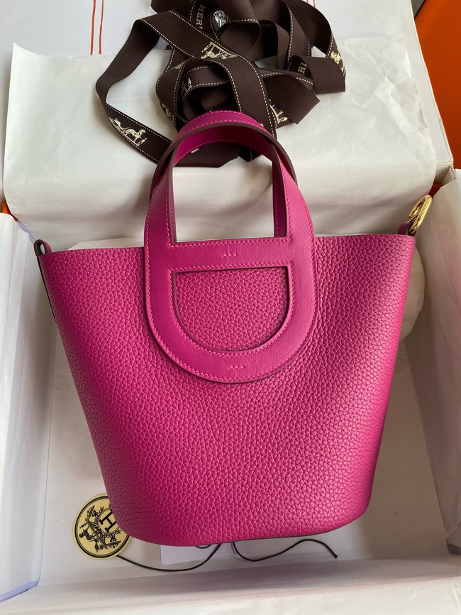 Hermes in the loop Togo Leather Bag H3369-5