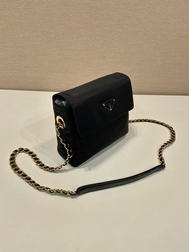 Prada Re-Edition nylon shoulder bag 1BD0648 black