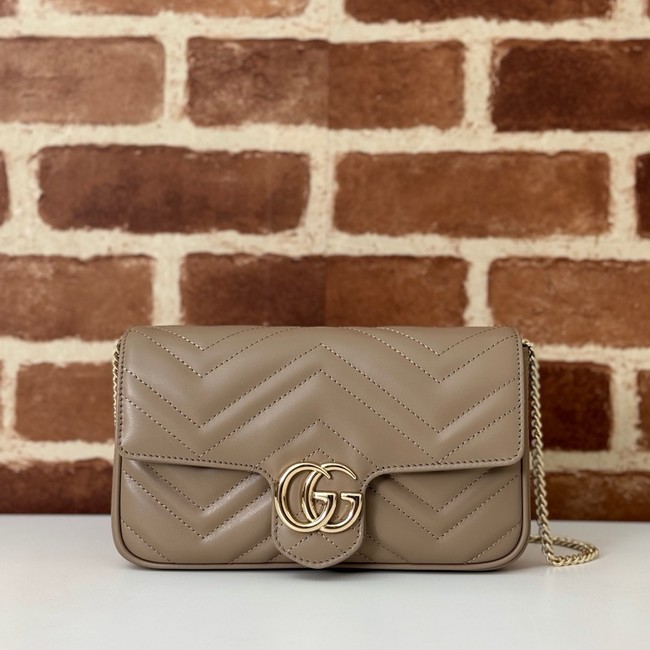 Gucci GG Marmont small shoulder bag 751526 Dusty pink