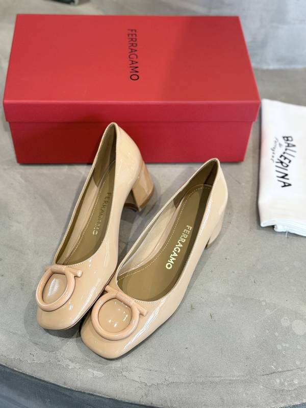 Ferragamo Shoes FMS00088 Heel 4CM