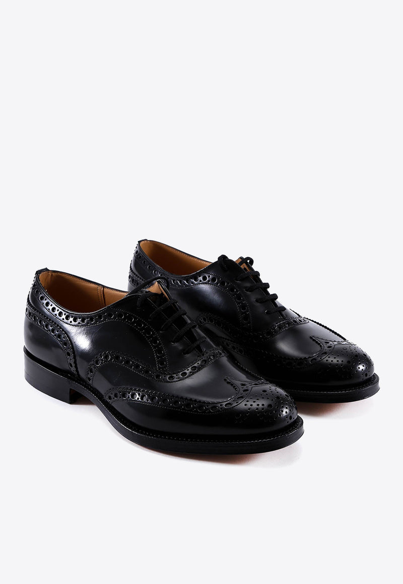 Church
s Burwood Leather Brogue Shoes Black EEB0029XV_F0AAB