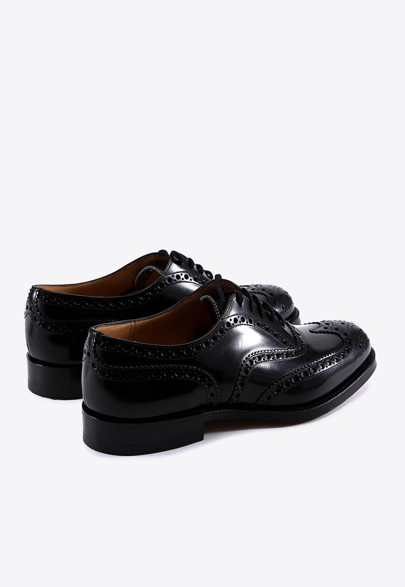 Church
s Burwood Leather Brogue Shoes Black EEB0029XV_F0AAB