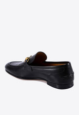 Gucci Jordaan Horsebit Leather Loafers Black 406994BLM00_1000