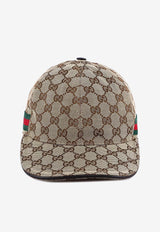 Gucci Original GG Canvas Baseball Hat With Web Beige 200035KQWBG_9791