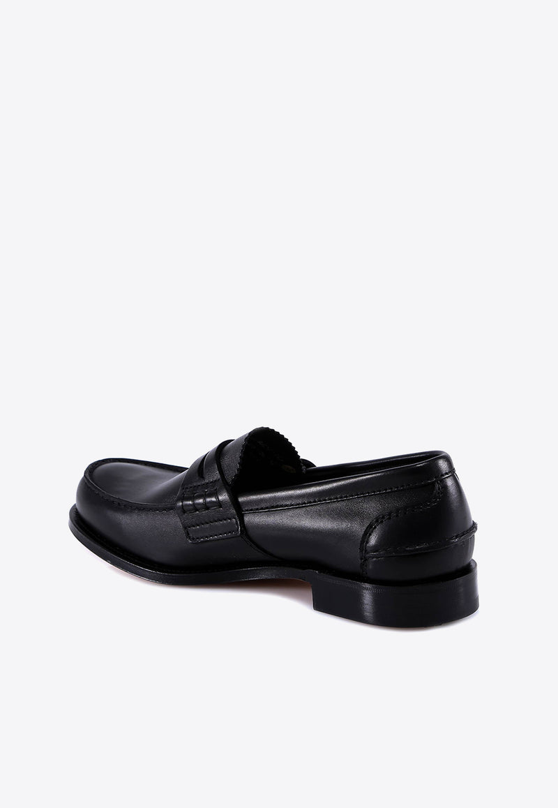 Church
s Pembrey Leather Penny Loafers Black EDB0039FG_F0AAB