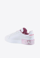 Dolce 
Gabbana Portofino Low-Top Leather Sneakers White CK1544AX615_87587