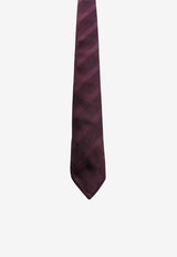 Nicky Milano Striped Silk Tie Red SASSOAB_3