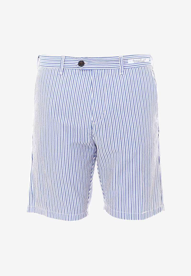 Perfection Gdm Striped Bermuda Shorts Light Blue 20P720150_151