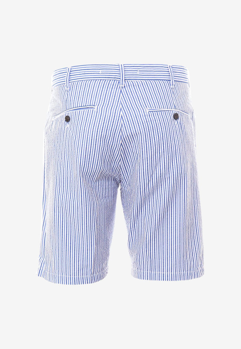 Perfection Gdm Striped Bermuda Shorts Light Blue 20P720150_151