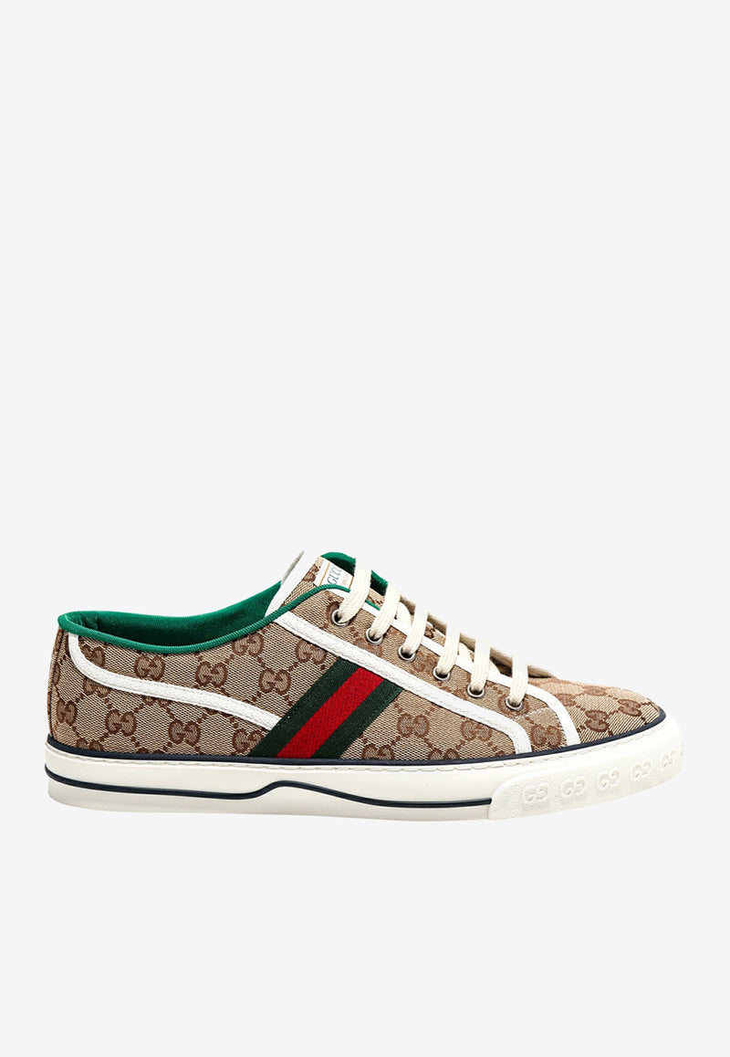 Gucci Tennis 1977 Monogram Low-Top Sneakers Beige 606111HVK20_9766