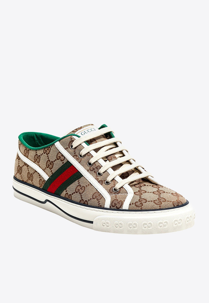 Gucci Tennis 1977 Monogram Low-Top Sneakers Beige 606111HVK20_9766