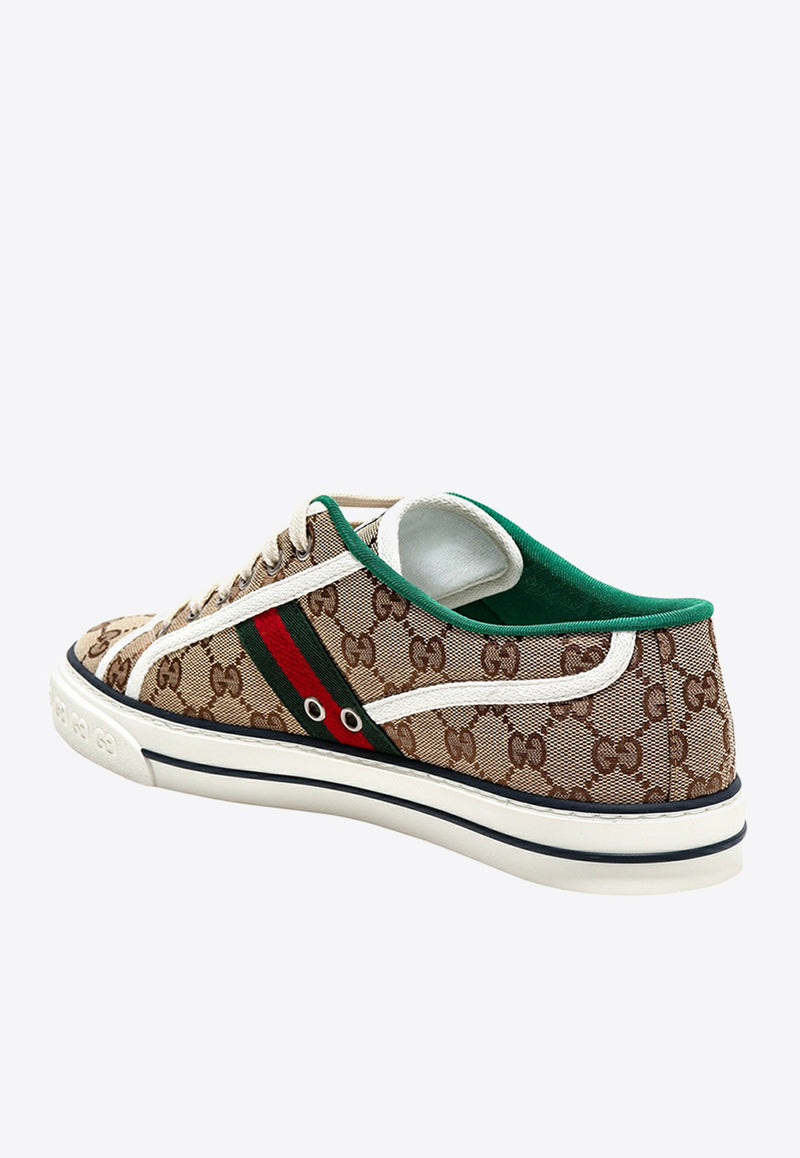 Gucci Tennis 1977 Monogram Low-Top Sneakers Beige 606111HVK20_9766