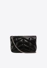 Saint Laurent Small Loulou Leather Puffer Crossbody Bags Black 5774761EL00_1000