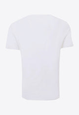 Polo Ralph Lauren Logo Embroidered Basic T-shirt White 710680785_003