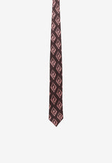 Nicky Milano Patterned Silk Tie Pink VIDEOB_7