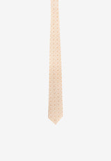 Nicky Milano Patterned Linen Tie Pink VICEI_2