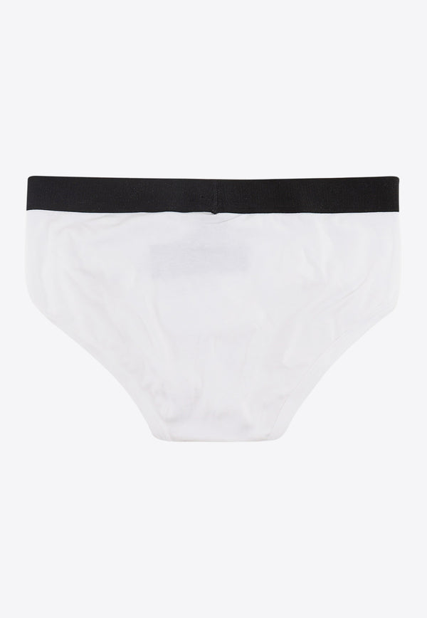 Tom Ford Logo Waistband Briefs White T4LC11040_100