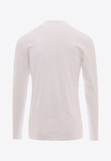 Tom Ford Long-Sleeved Crewneck T-shirt White T4M151040_100