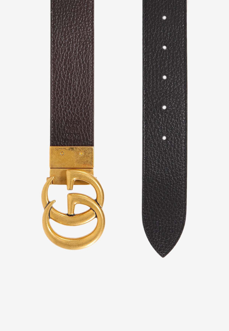 Gucci Interlocking G Buckle Reversible Belt  Black 627055CAO2T_1062