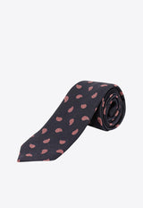 Nicky Milano Paisley-Pattern Wool-Blend Tie Blue ZINCOD_2