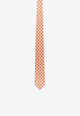 Nicky Milano Patterned Silk Tie Pink ZOOA_3