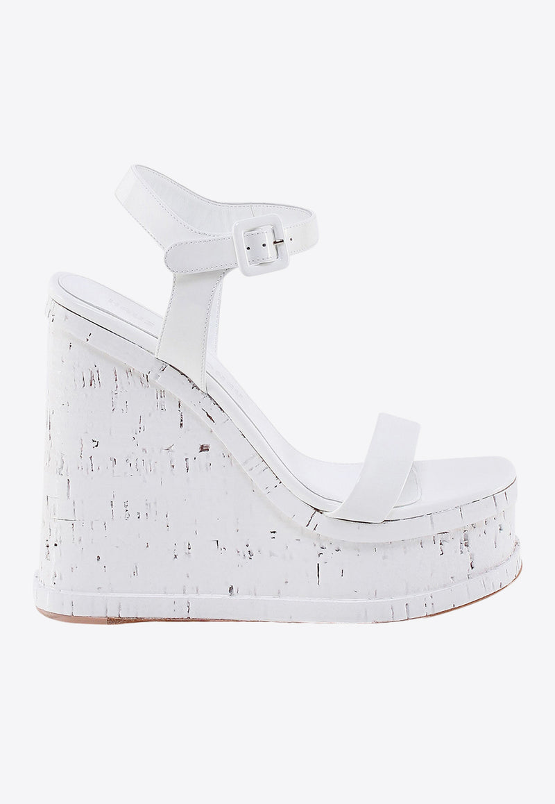 Haus Of Honey Lacquer Doll Jolene 150 Wedge Sandals White HW21809_WHITE