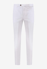 Brunello Cucinelli Slim-Fit Chino Pants White M252DI1770_C2200