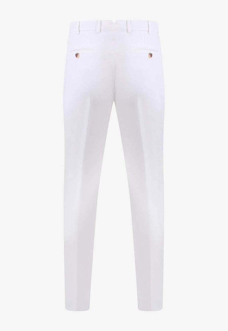 Brunello Cucinelli Slim-Fit Chino Pants White M252DI1770_C2200