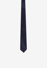 Nicky Milano Jacquard Silk Tie Blue ARCHEOA_1