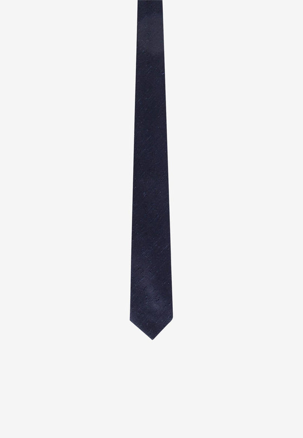 Nicky Milano Jacquard Silk Tie Blue ARCHEOA_1