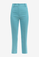 Hebe Studio Tailored Straight Pants Green H214LOPNCDY_AQM