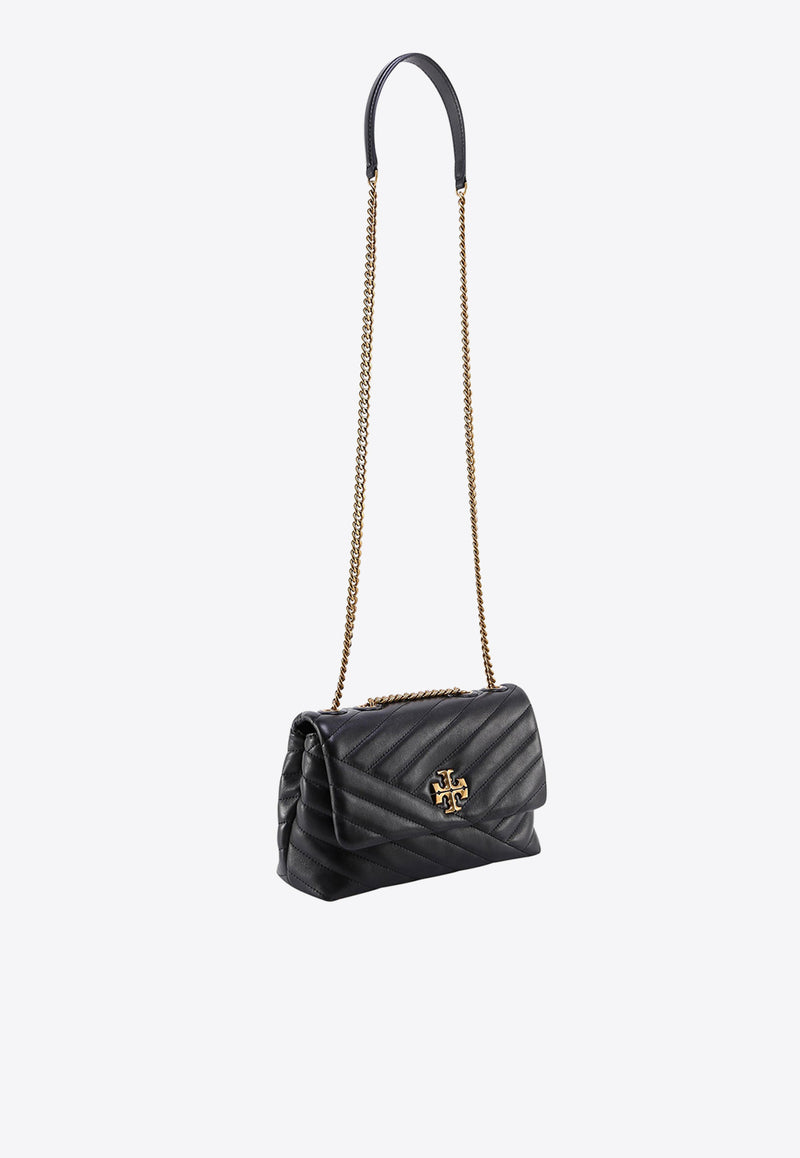 Tory Burch Small Kira Quilted Leather Crossbody Bag Black 90452_001