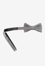 Nicky Milano Silk Patterned Bow Tie Gray FRACLGALLE_5