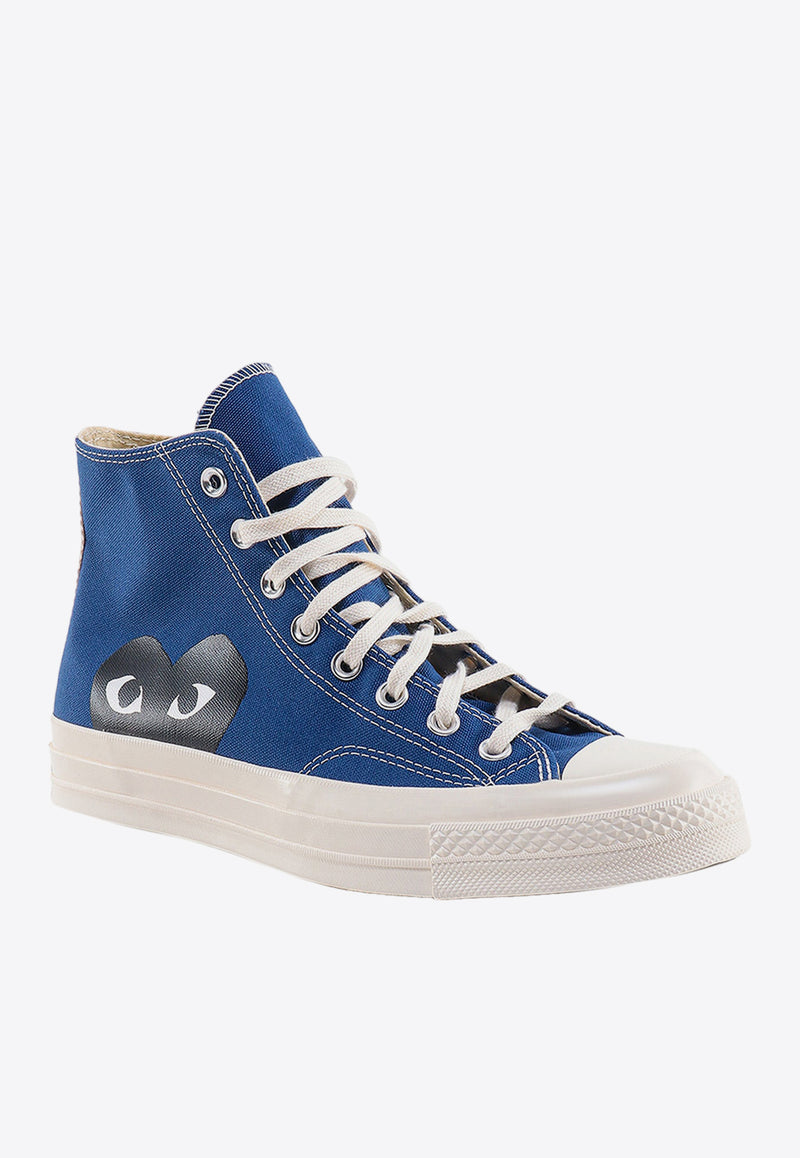 Comme Des Garçons Play X Converse Chuck 70 High-Top Sneakers Blue P1K122_BLUE