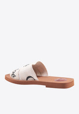 Chloé Woody Logo Detail Slides White C22U188Z3_101