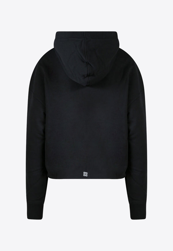 Givenchy Raw-Cut Logo-Printed Hooded Sweatshirt BWJ03M3YAC_001