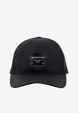 Dolce 
Gabbana Logo Plaque Baseball Cap Black GH590AGF421_N0000