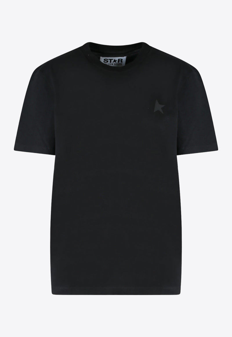 Golden Goose DB Star Print Crewneck T-shirt Black GWP01220P000593_90100