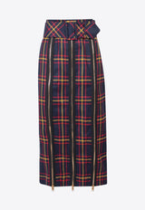 Gucci Tartan-Check Printed Midi Skirt 711750ZAKFU_1149