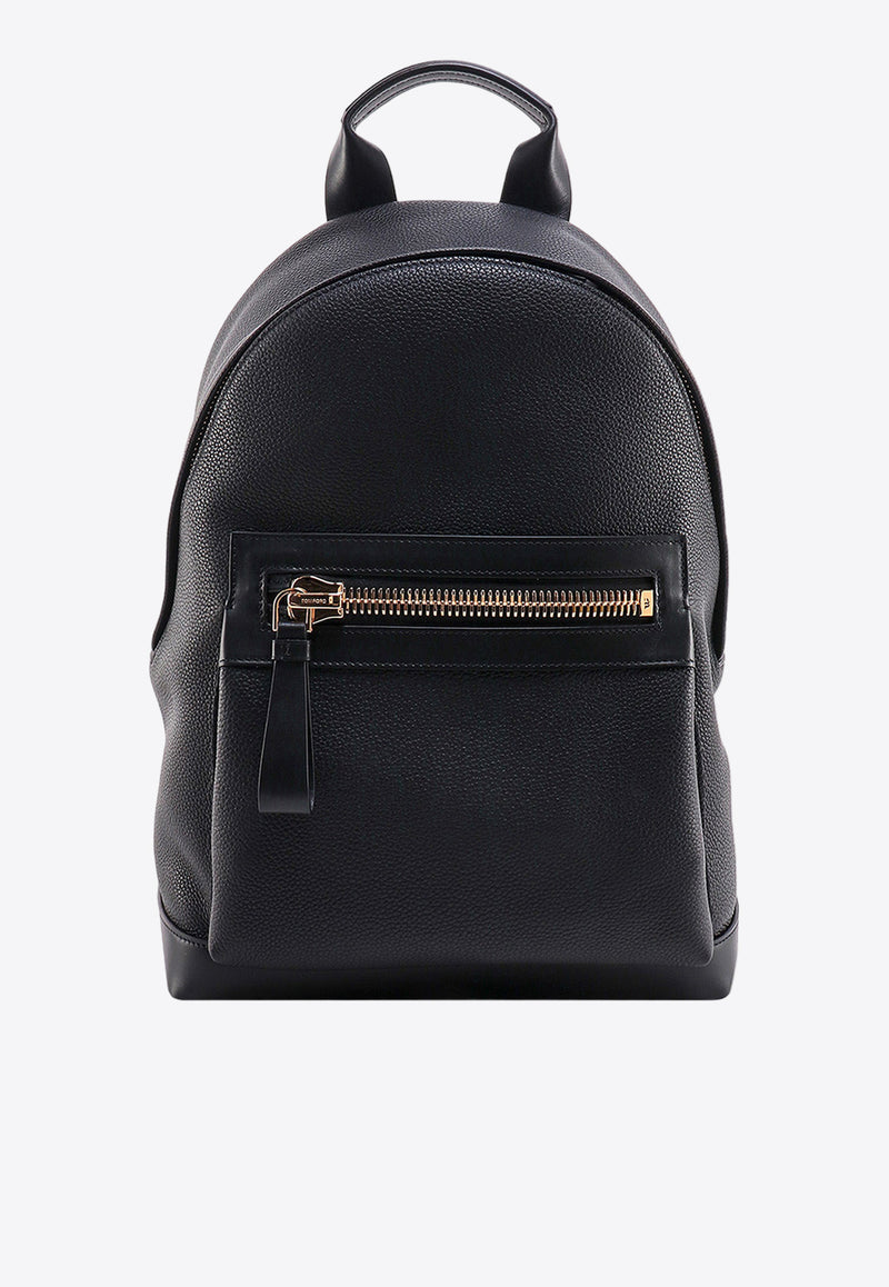 Tom Ford Leather Buckley Backpack Black H0397LCL213G_1N001