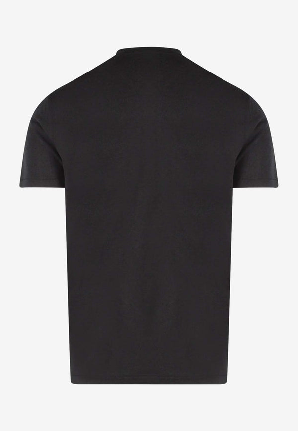 Tom Ford Classic Crewneck T-shirt Black JCS004JMT002S23_LB999