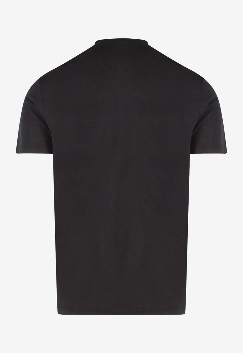 Tom Ford Classic Crewneck T-shirt Black JCS004JMT002S23_LB999