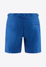 Alexander McQueen Logo Tape Swim Shorts Blue 6685974419Q_4268