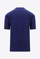 Maison Margiela Wool Blend T-shirt Blue S50HL0008S18204_477