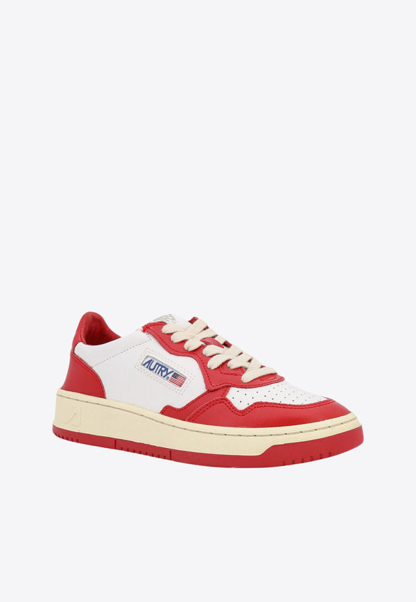 Autry Medalist Low-Top Sneakers Red AULWWB02_WB02