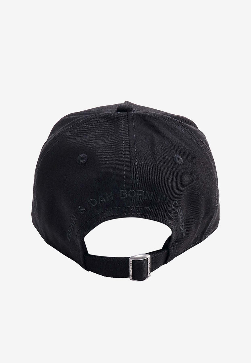 Dsquared2 Logo Patch Baseball Cap Black BCM401105C00001_M436