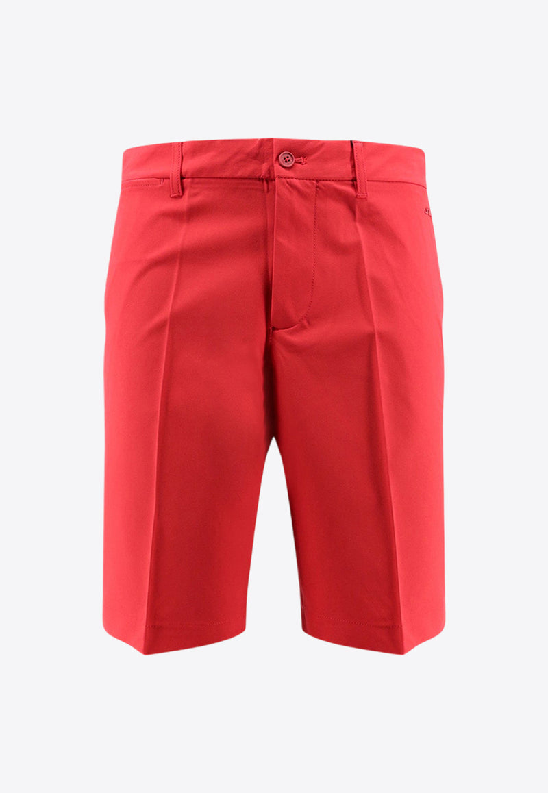 J.Lindeberg Logo Patch Bermuda Shorts Red GMPA07904_G098