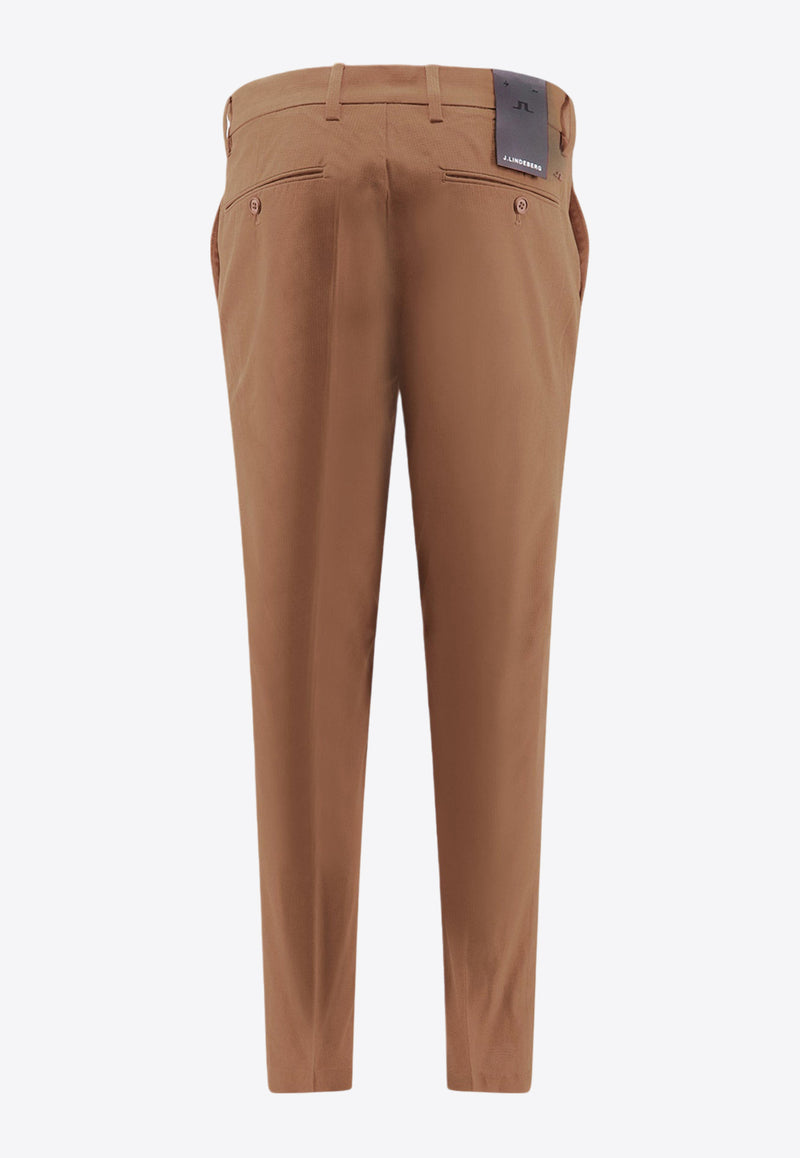 J.Lindeberg Straight-Leg Tailored Pants Brown GMPA07906_E116