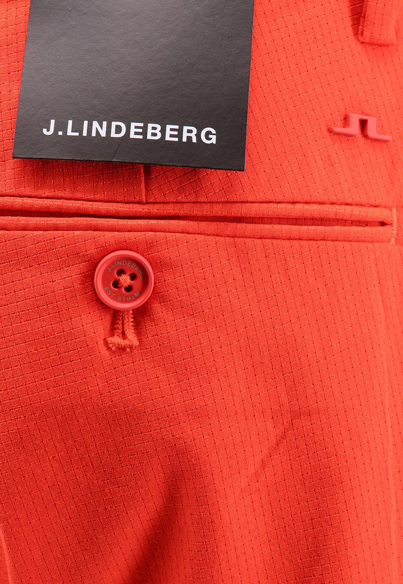 J.Lindeberg Straight-Leg Tailored Pants Red GMPA07906_G135